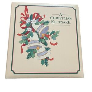 Vintage Hallmark Christmas binder-1984